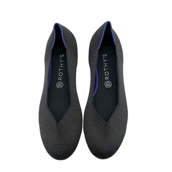 Rothy’s The Flat in Shale Grey Women’s Size 11 - Picture 2 of 10